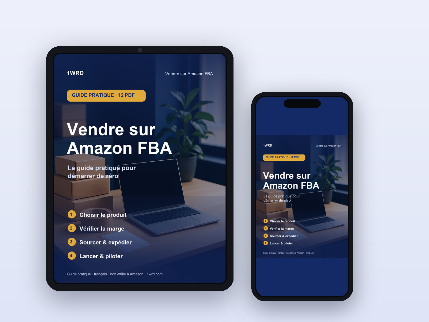 Aperçu du pack Vendre sur Amazon FBA : les 12 guides PDF
